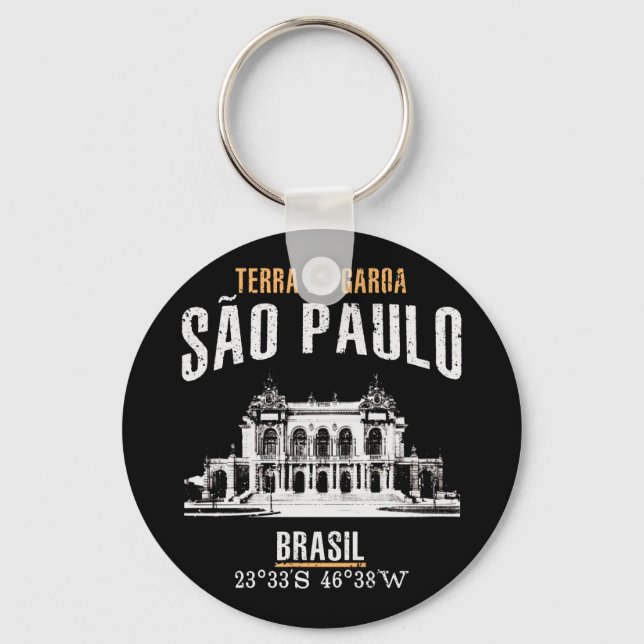 São Paulo Keychain (Front)