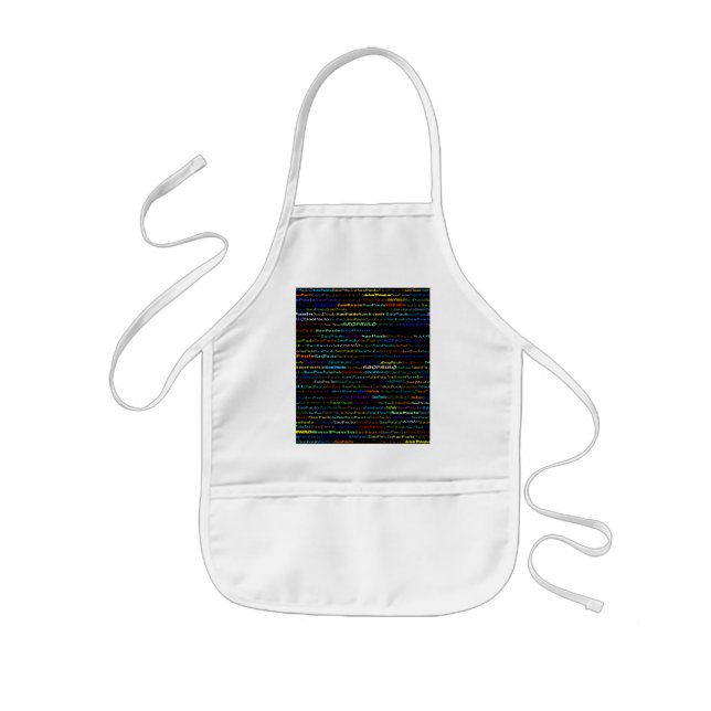 Sao Paulo Text Design I Kids Apron (Front)