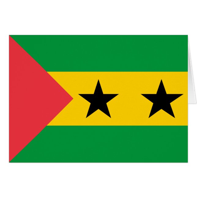 Sao Tome and Principe Flag (Front Horizontal)