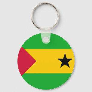 Sao Tome and Principe Flag Keychain