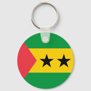 Sao Tome and Principe Flag Keychain