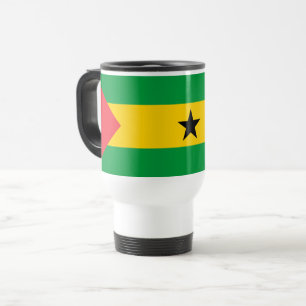 Sao Tome and Principe Flag Travel Mug