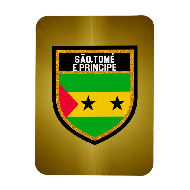 São Tomé e Príncipe Flag Magnet (Vertical)