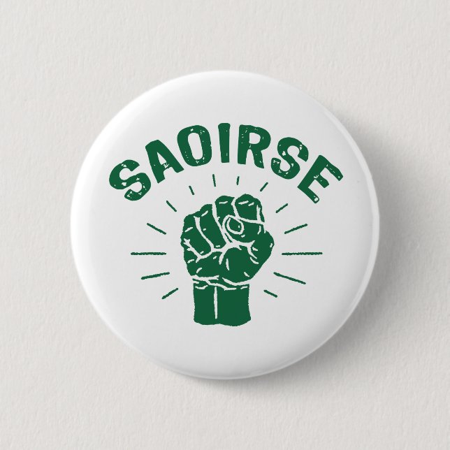 Saoirse 2 Inch Round Button (Front)