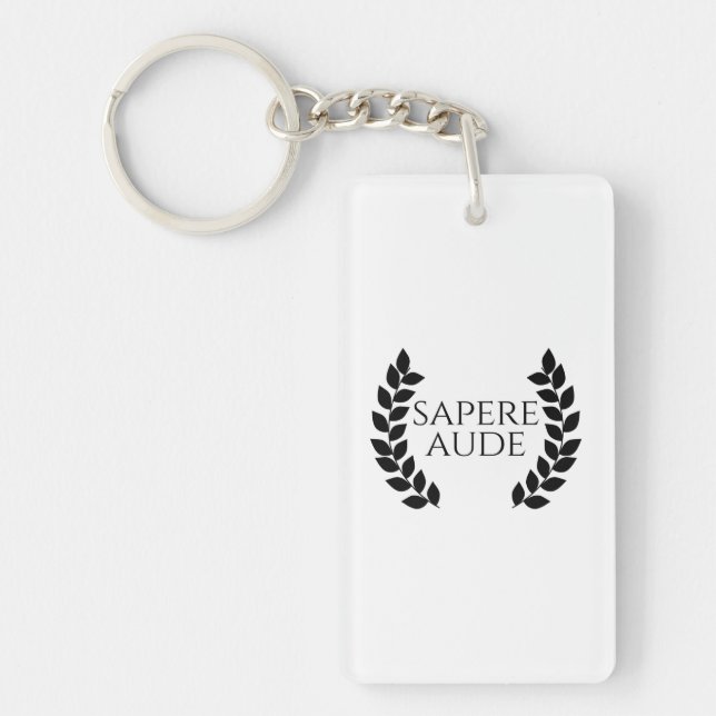 Sapere Aude Keychain (Front)