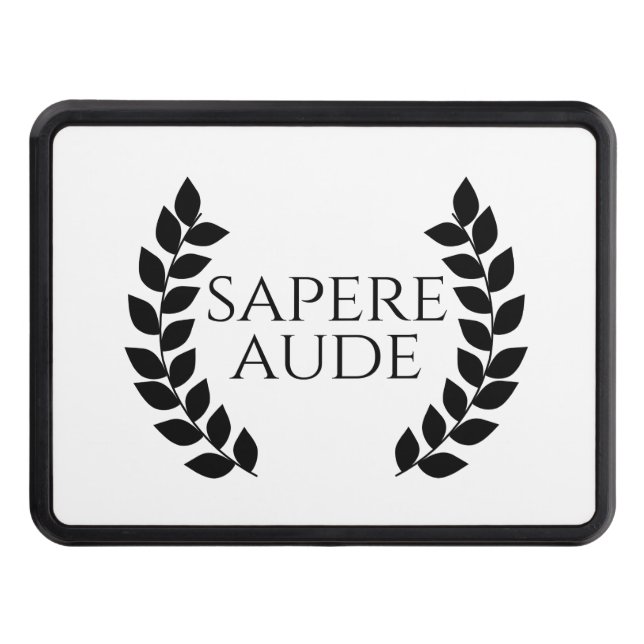 Sapere Aude Trailer Hitch Cover (Front)