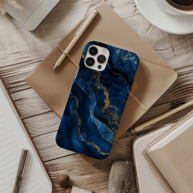 Saphir Velours Luxury Deep Sapphire Blue Case-Mate iPhone Case (Creator Uploaded)