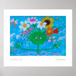 Saphire's happy thoughts poster