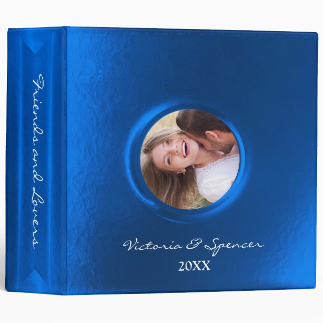 Saphlyte Insert Your Own Photo Custom Text Binder (Front/Spine)