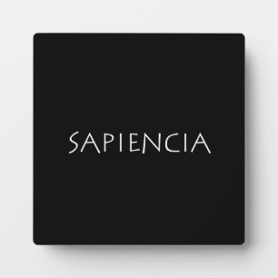 Sapiencia Plaque