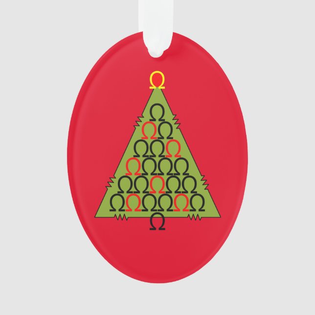 Sapin de Noël Ohm (devant)