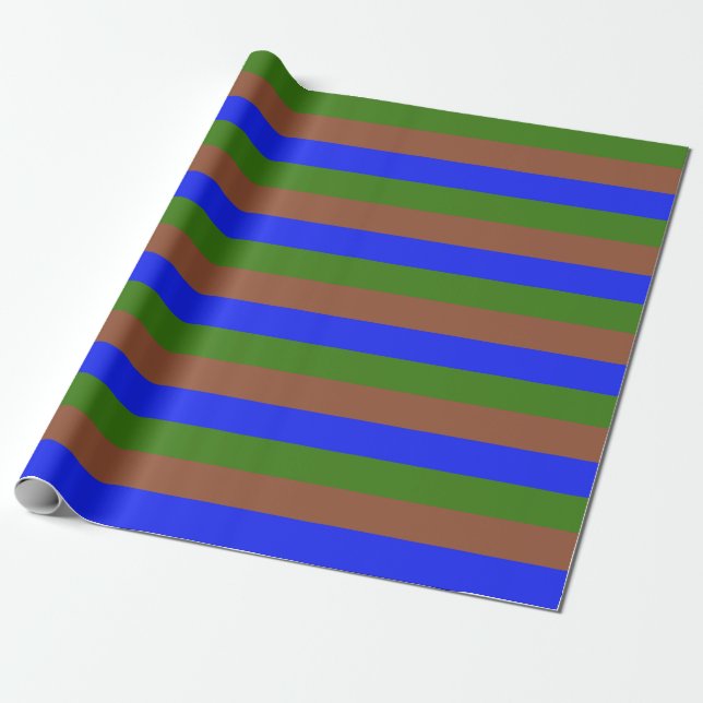 Sapiosexual Pride Flag Wrapping Paper (Unrolled)