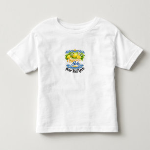 Sapore di Sole Mediterranean Lemon Watercolor Art Toddler T-shirt