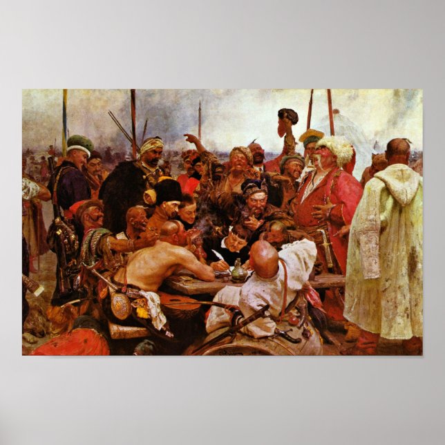 Saporoschzen Write A Letter To The Turkish Sultan Poster (Front)