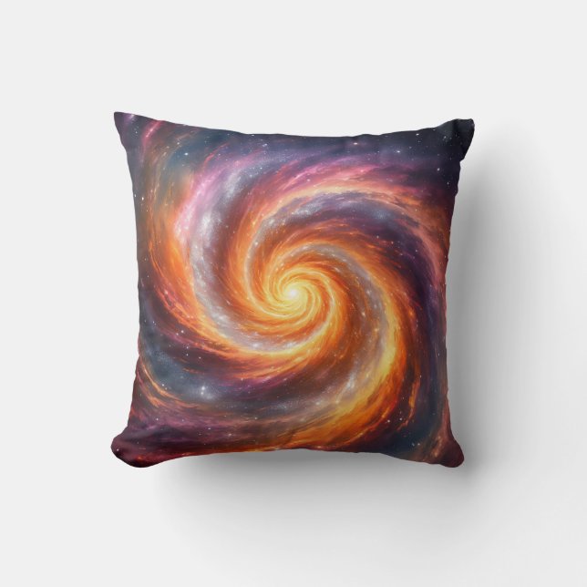 Sapphic Galaxy - Throw Pillow (Front)