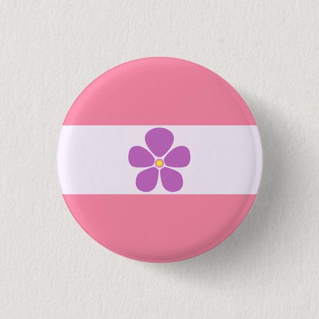 Sapphic Pride Button (Front)
