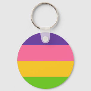 Sapphic Pride Flag Keychain