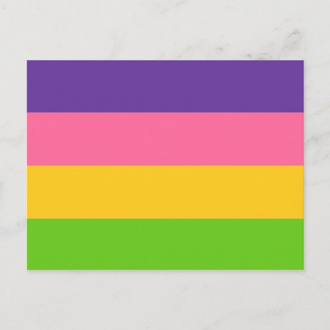 Sapphic Pride Flag Postcard (Front)