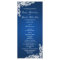 Sapphire and Lace Wedding Program