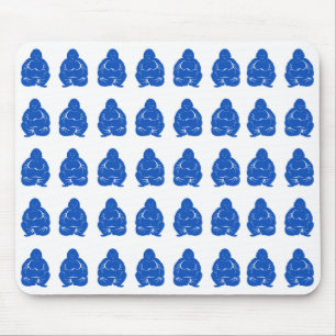Sapphire Asian Moods Buddha Boys Mouse Pad