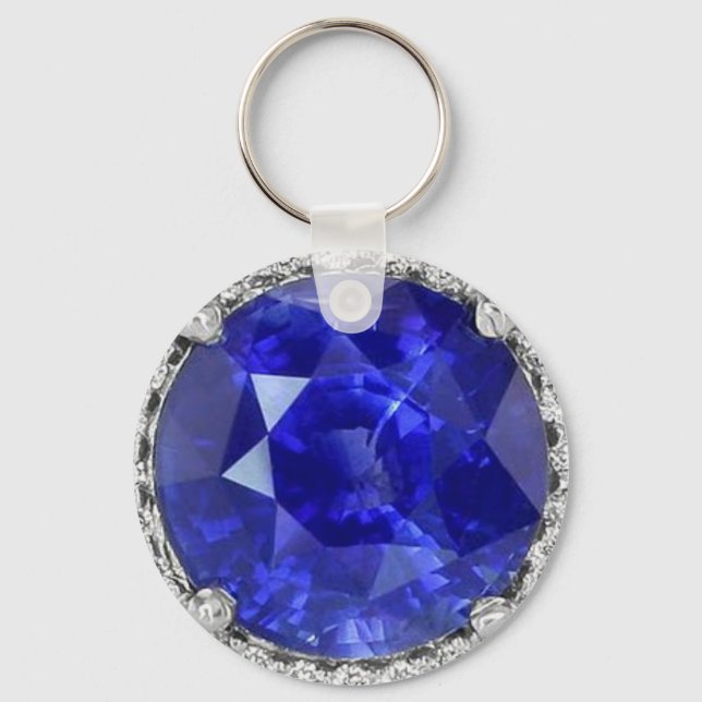 Sapphire  basic keychain (Front)