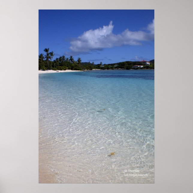 Sapphire Beach, St. Thomas Poster (Front)