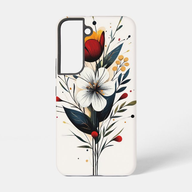 	Sapphire Bloom Samsung Galaxy S22 Case (Back)