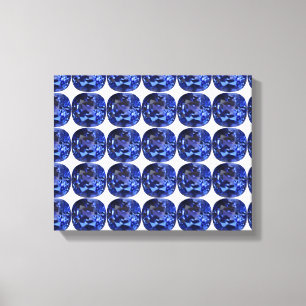 Sapphire Blue Canvas Print