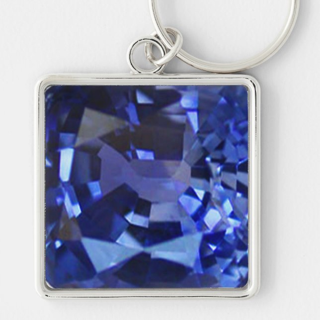 Sapphire Blue Keychain (Front)