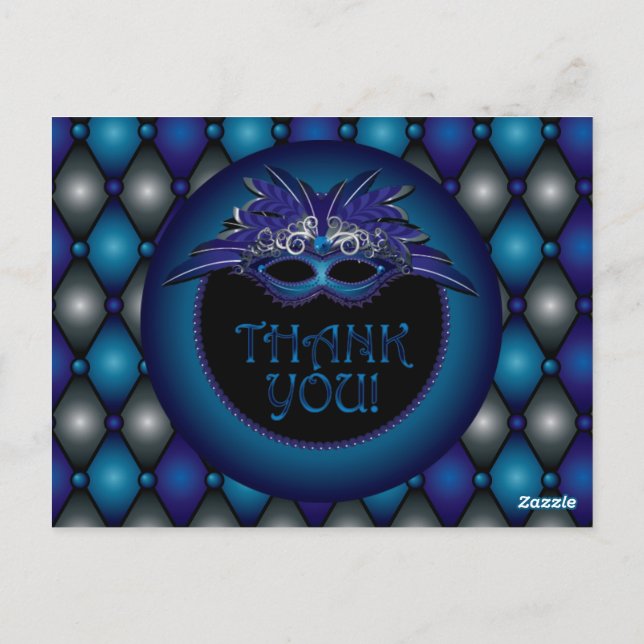 Sapphire Blue, Masquerade Merci Cartes (Dos)