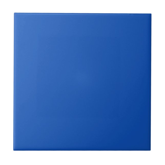 Sapphire Blue Solid Color Tile (Front)
