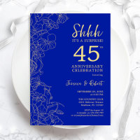 Sapphire Blue Surprise 45th Anniversary
