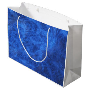 Sapphire Blue Velvet Large Gift Bag