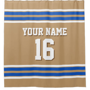 Sapphire Blue Wht Stripes Sports Jersey