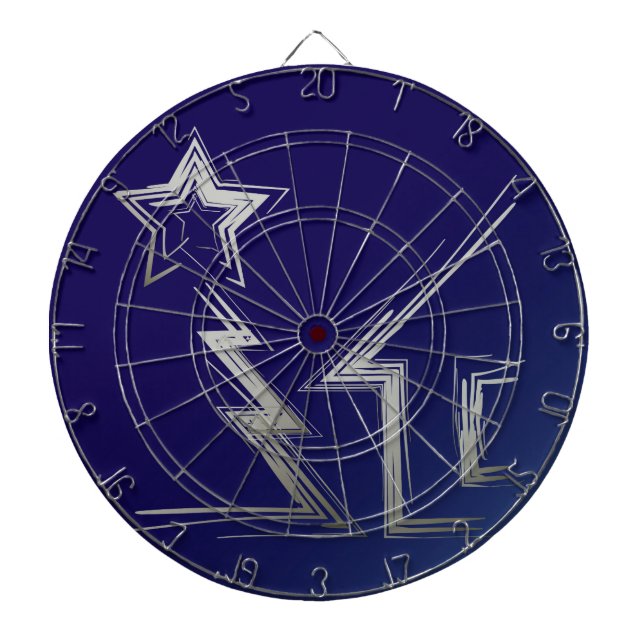 Sapphire Christmas night Dartboard (Front)