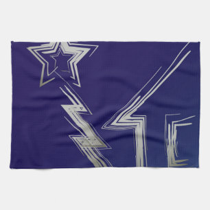 Sapphire Christmas night Kitchen Towel