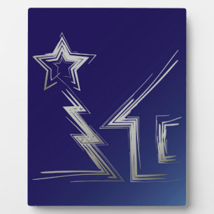 Sapphire Christmas night Plaque