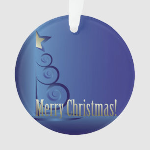 Sapphire Christmas tree Ornament
