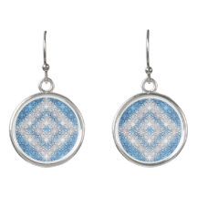 Sapphire Diamonds Drop Earrings