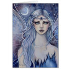 Sapphire Fairy Imaginaire aquarelle Art