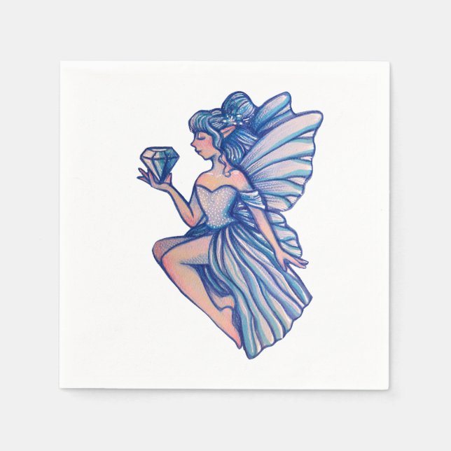 Sapphire Fairy                                     Napkin (Front)