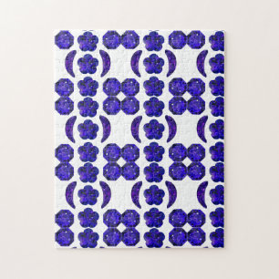 Sapphire Gemstone Blue Jigsaw Puzzle