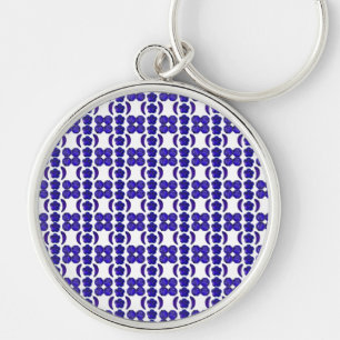 Sapphire Gemstone Blue Keychain