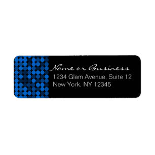 Sapphire Glam Custom Address Labels