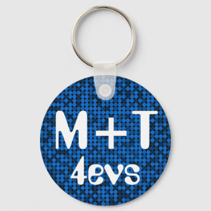 Sapphire Glam Keychain