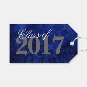 Sapphire Grad   Blue Royal Cobalt Azure Year Gift Tags