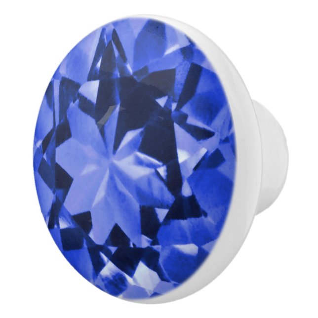 Sapphire Illusion Ceramic Knob (Right)