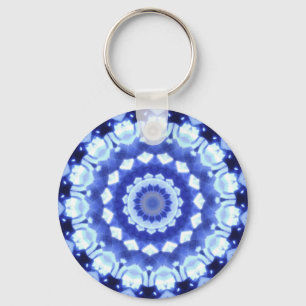 Sapphire Kaleidoscope Keychain