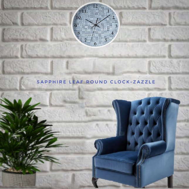 Sapphire Leaf   Clock (Creator Uploaded)