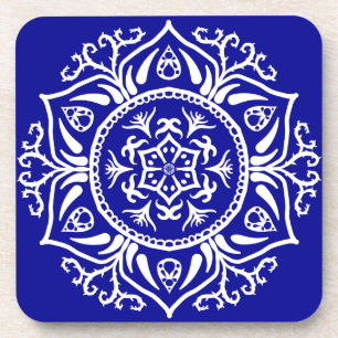 Sapphire Mandala Coaster